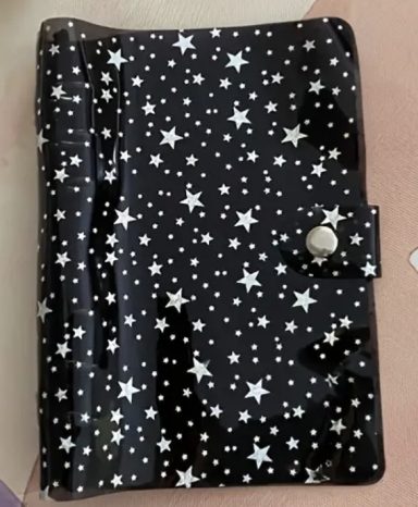 Starry Black A6 Binder