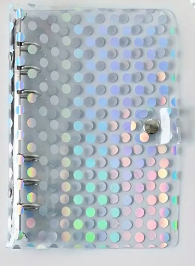 Holographic Spotty A6 Binder
