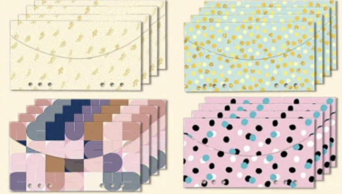 Zipless Cash Envelopes - £2 Zipless A6 Cash Envelope Wallets