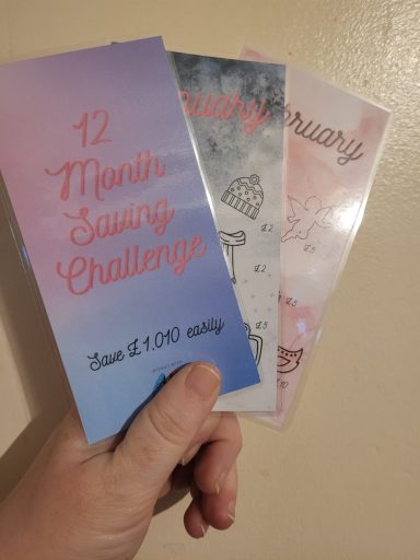 12 Month Savings Challenge - £10 12 month / year savings challenge