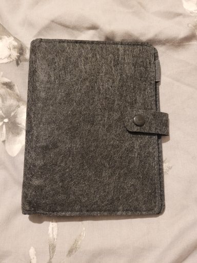 Dark Grey Felt A6 Binder