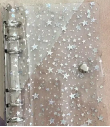 Clear Starry A6 Binder