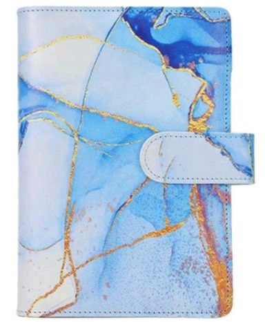Blue Marble Effect A6 Binder