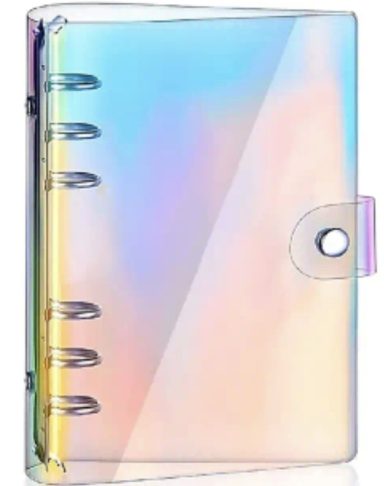 Clear Holographic A6 Binder