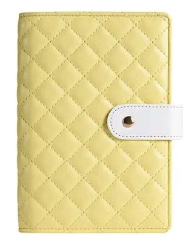 Yellow Padded A6 Binder