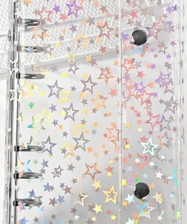 Holographic Star A6 Binder