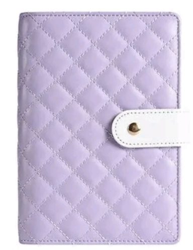 Purple Padded A6 Binder