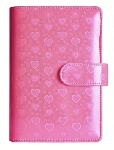 Rose Red Heart A6 Binder